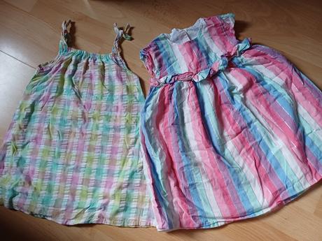 Krásne letné farebné šaty v.92 / 18-24mes, george,92