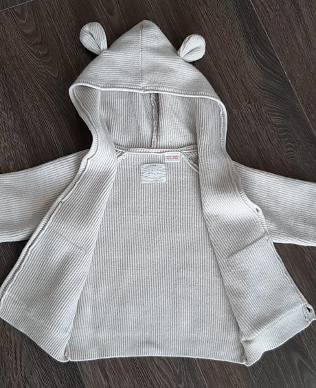 Zara upletovy svetrik medved, velk.86, zara,86