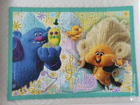 Puzzle z rozprávky trolls,