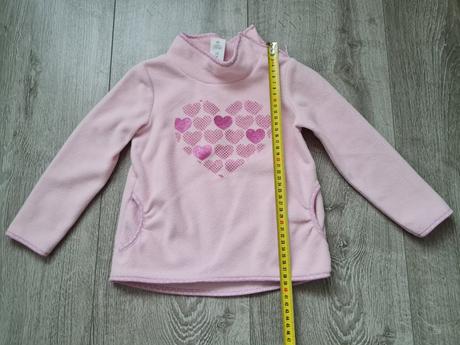 Teplá flisova mikina, palomino,104