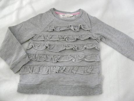 Mikinka s volánikmi, h&m,98