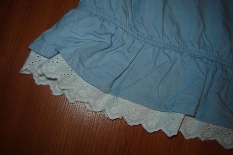 Blúzkový top s čipkou 128/134, bonprix,134