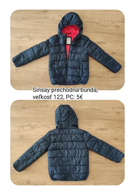 Sinsay prechodná bunda, veľkosť 122, sinsay,122