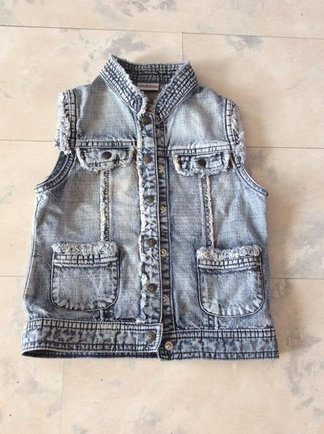 Trendová riflová vestička, next,110