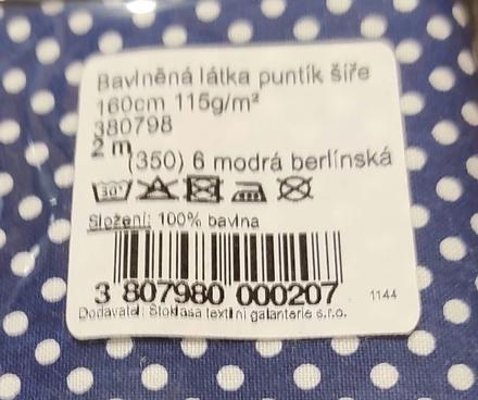 Predám bavlnenú látku, 