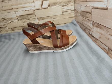 Rieker 39 - dámske kožené sandále, rieker,39