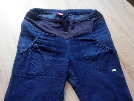 Tehotenské rifle + blúzka zdarma, 38