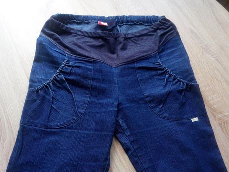 Tehotenské rifle + blúzka zdarma, 38