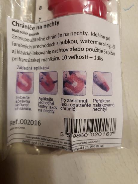 Chrániče na kožičku pri lakovaní, 