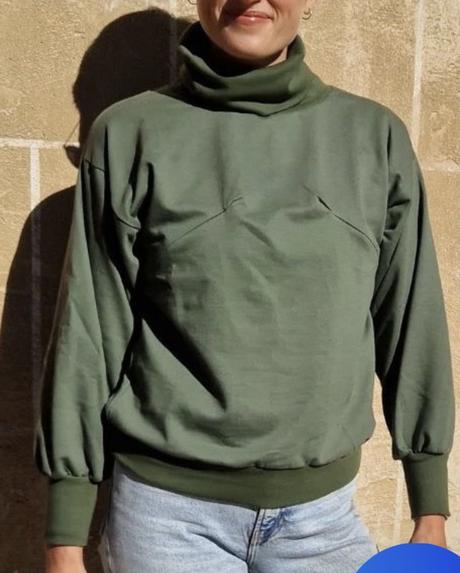 Kojo - mikina na dojčenie l -xl sedí aj na m,
