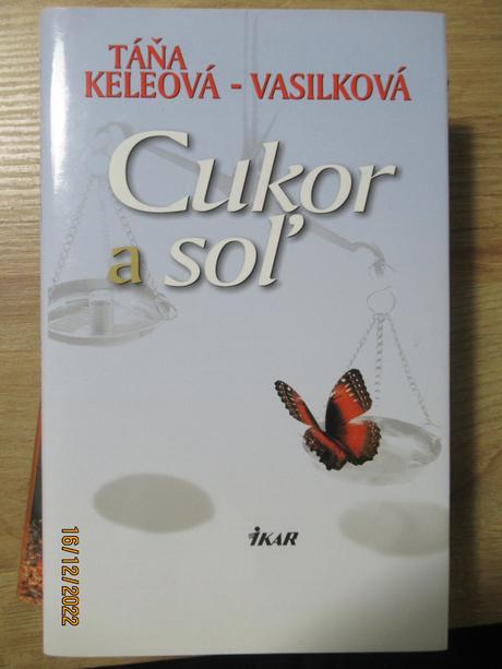 Knihy čriepky, cukor a soľ, liek na smútok, 
