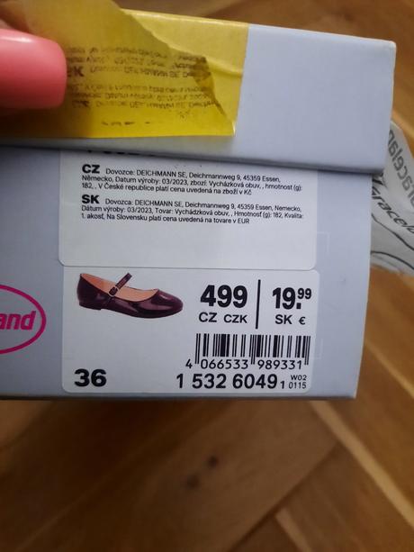 Krásne topánky. vn.dl.22 cm, graceland,36