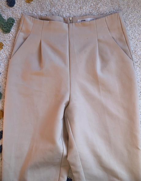 Krémové nohavice, sinsay, m/38, sinsay,m