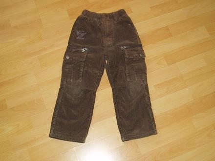 Menčestrákové zateplené nohavice, 110