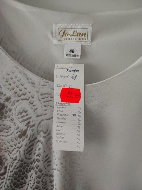 Asymetrická blúzka veľkosť l, l