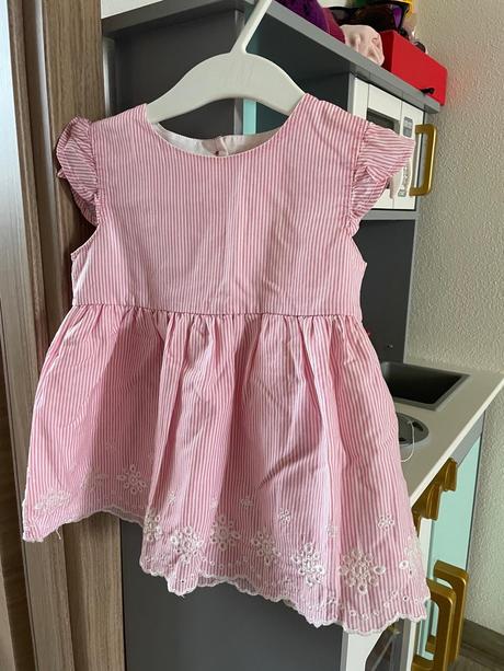 Červeno biela tunika košelove šaty veľkosť 98, primark,98