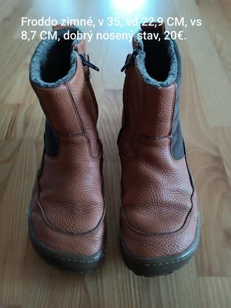 Čižmy froddo barefoot, froddo,35