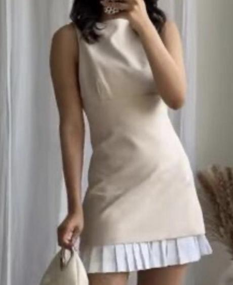 Elegantné volánové šaty, zara,m