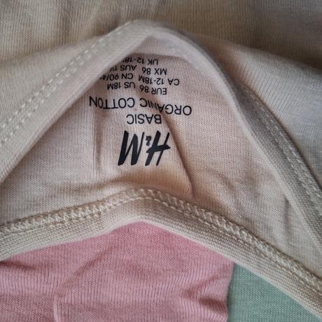 5x tričko, h&m,86