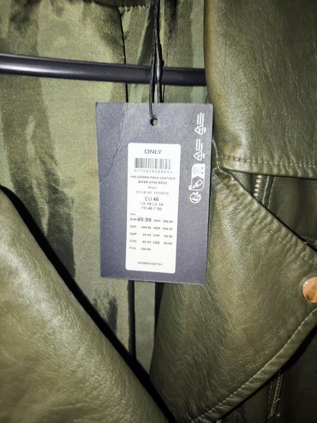 Kožená bunda, only,46