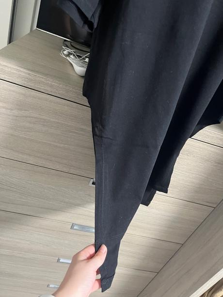 Asymetrické oversize tričko, xs