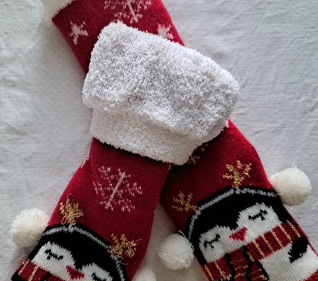 Ponožky zateplené "tučniak" 32-35, 32