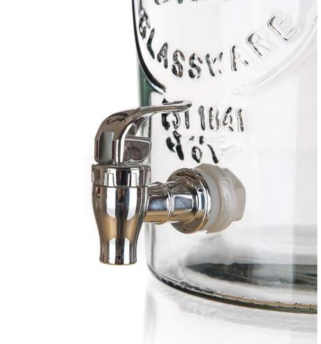 Zásobník sklenený s ventilom summer 7 l,