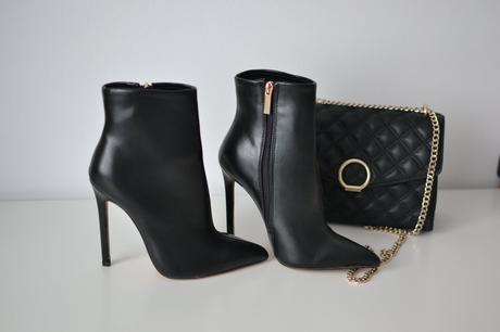 Čierne kotníkové čižmy 36, 36