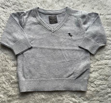 Pleteny sedy svetrik h&m, h&m,68