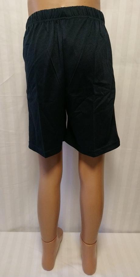 Chlapč. tm. modré šortky šport, era fashion, 158, 158