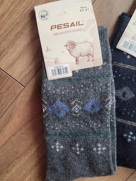 Nové teple ponožky 43-47, <50