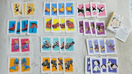 Kartova hra pre deti / kvarteto 'go fish', 