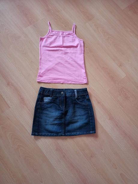 Riflová sukňa 140/146, george,140