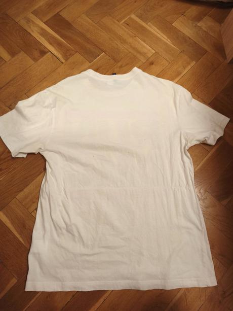 Tričko run dmc biele, h&m,m