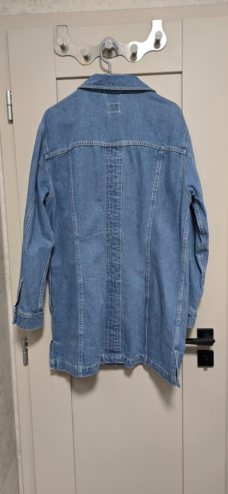 Predĺžená rifľová bunda lee, lee,m