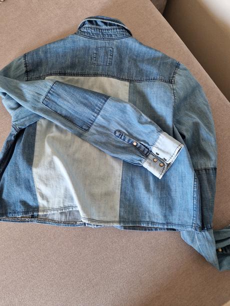 Džínsová košeľa, h&m,l