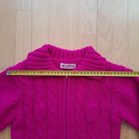 Pletený tmavoružový sveter č.146, 146