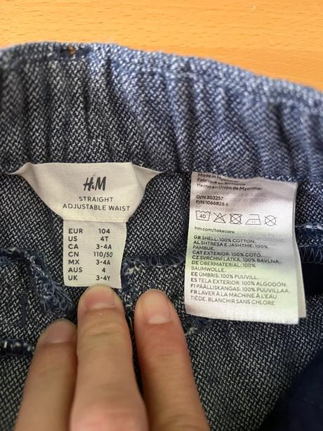 Nohavice h&m, h&m,104