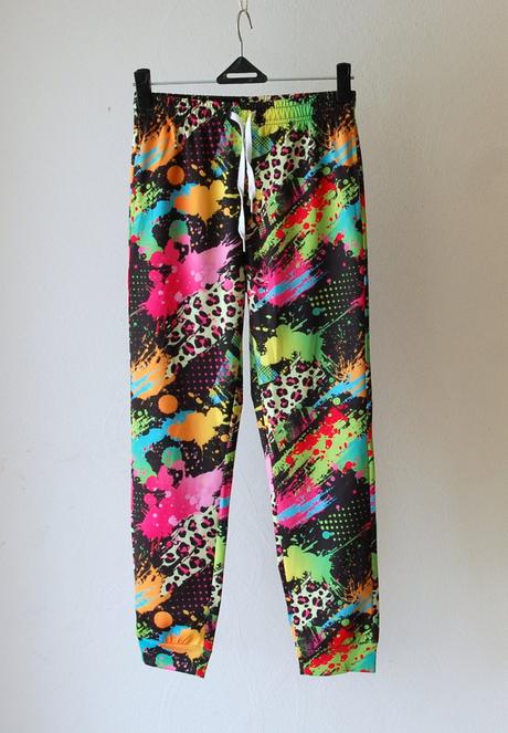 Štýlové neónové tepláky, xs