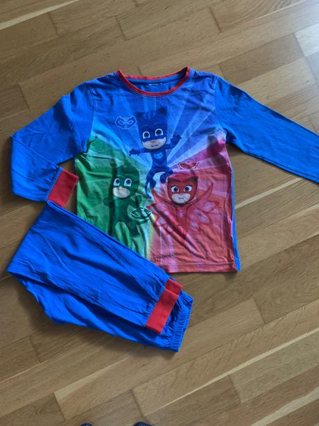 Pyzamka pyjamask 2ks, lindex,128