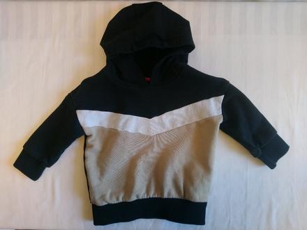 Detská čierna mikina s kapucňou, next, 86-92 cm, next,92