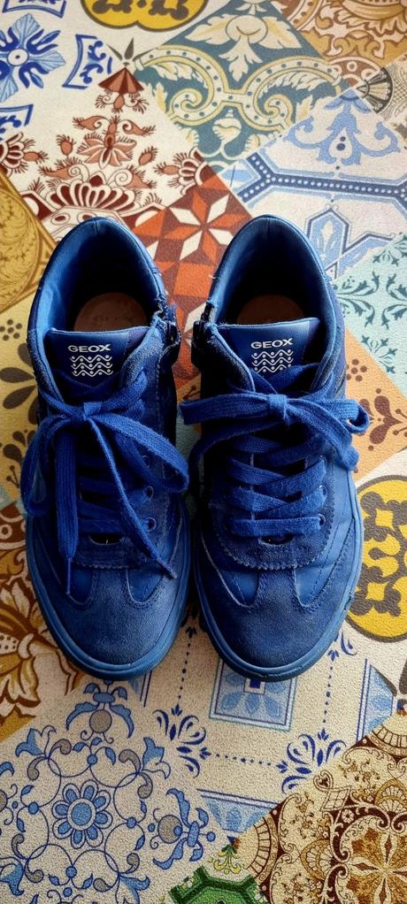 Geox kožené vysoké tenisky, geox,35