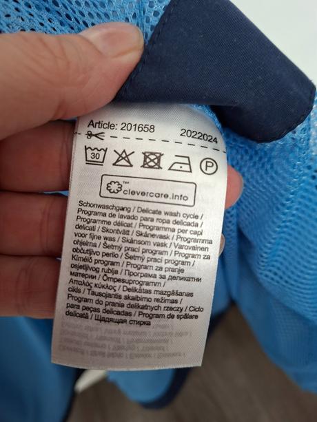 Tmavomodra bunda parka neprefukajuca, street one,m
