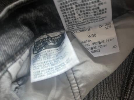 Levis riflove kratasy, levis,m