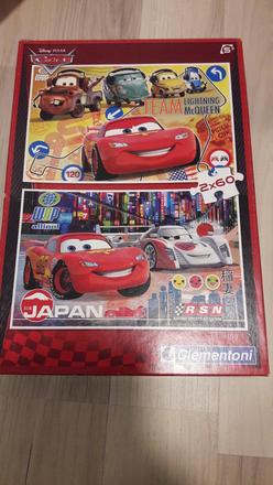 Puzzle cars, 2x60ks, 