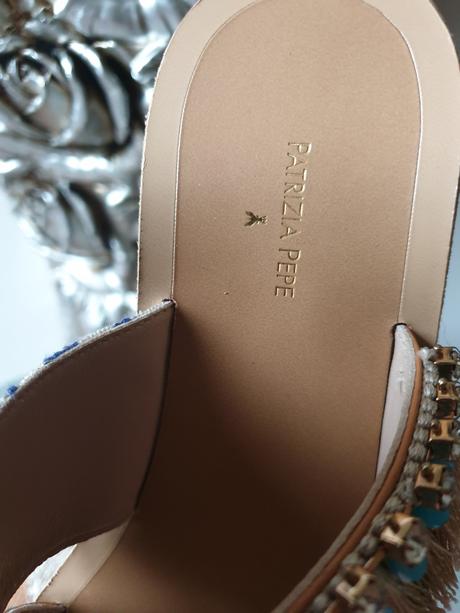 Patrizia pepe kozene slapky - pc 190 eur, 36 / 37