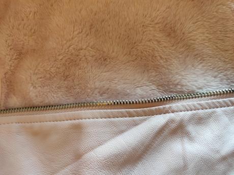 Krásna  koženková  bundička s kozusinkou aj bez, 152