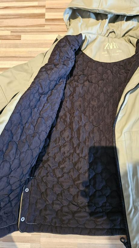 Zara bunda nepremokava 128 - vrch pogumovany, zara,128