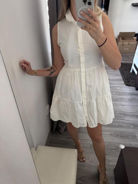 Biele šaty, house,xs