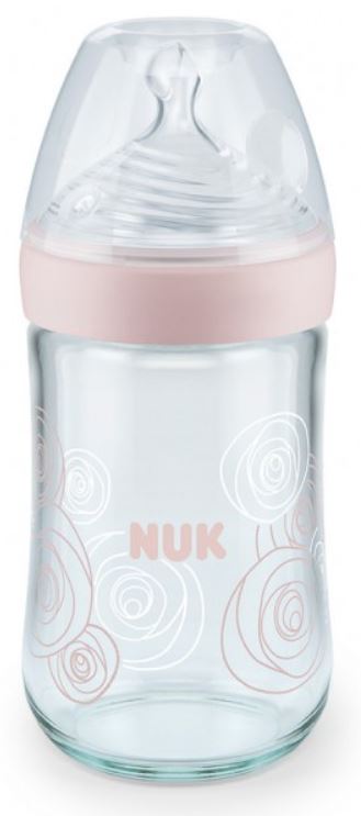 Nuk kojenecká fľaša sklenená natur sense silikón 2, nuk